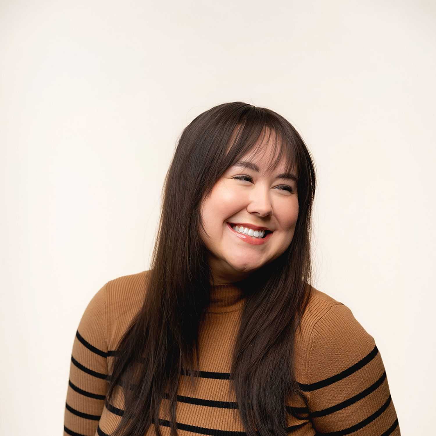 Portrait of Meg Harding, a professional stylist at Bobby Cooper, showcasing their expertise and style.